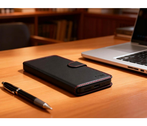 Tech-Protect Wallet Galaxy S26 Black/Red - 1500297 - zdjęcie 4